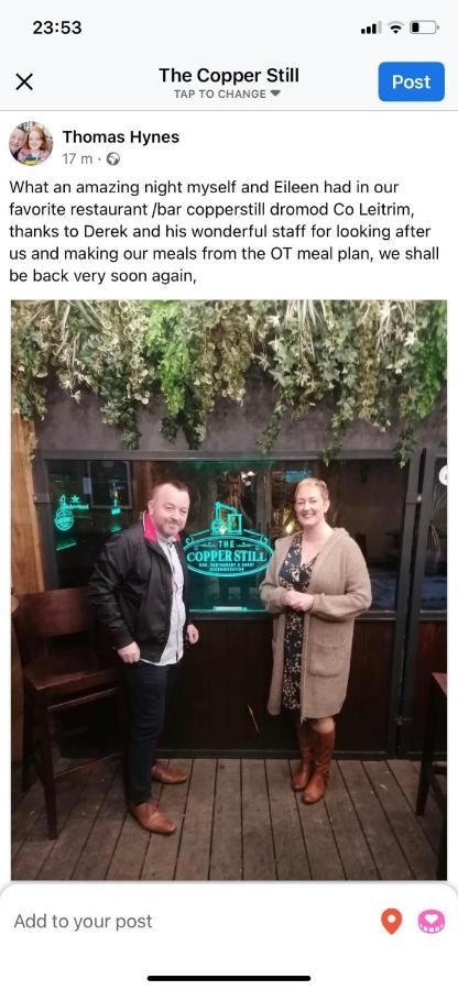 The Copper Still Bar Restaurant & Boutique Rooms Dromod Exteriör bild